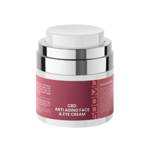 Private Label Anti-aging Face and Eye Cream with CBD