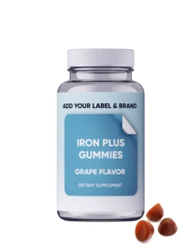 Private Label Iron Plus Vitamins & Minerals Gummies