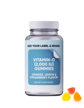 Private Label Vitamin D3 Gummies – 2000iu